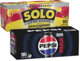 Coles Pepsi or Solo Soft Drink 10x375mL offer