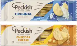 Coles Peckish White Rice Crackers offer
