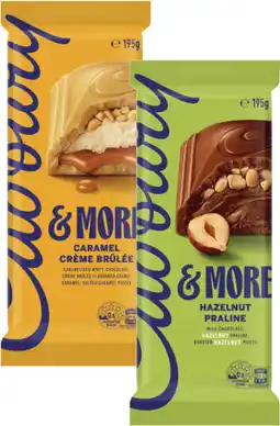 Coles Cadbury & More Block Chocolate offer