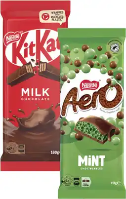Coles Nestlé Block Chocolate-180g offer