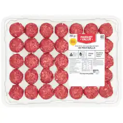 Woolworths Market Value Meatballs offer