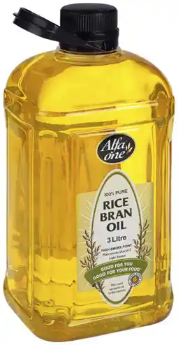 Coles Alfa One Rice Bran Oil offer