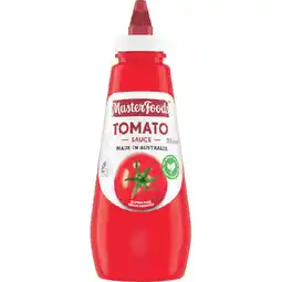 Woolworths MasterFoods Tomato or Barbecue Sauce 475-500ml offer