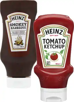 Coles Heinz Ketchup or Barbeque Sauce 500mL offer