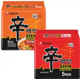Coles Nongshim Ramyun Noodles 600g offer