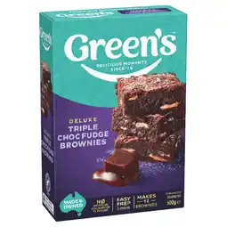 Woolworths Green’s Premium Cake Mix offer
