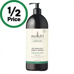 Woolworths Sukin Body Wash offer