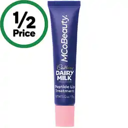 Woolworths MCoBeauty Limited Edition Peptide Lip Treatment Dairy Milk offer