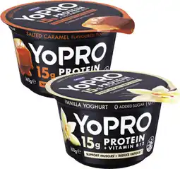 Coles YoPro High Protein Yoghurt No Added Sugar offer