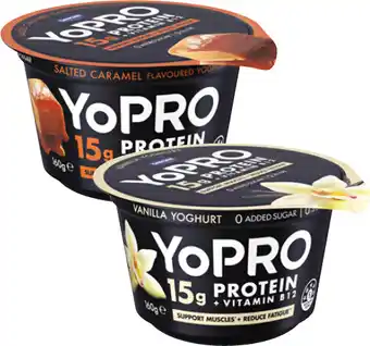Coles YoPro High Protein Yoghurt No Added Sugar offer