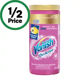 Woolworths Vanish Gold Stain Remover Powder offer