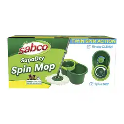 Woolworths Sabco SupaDry Spin Mop Bucket Set offer