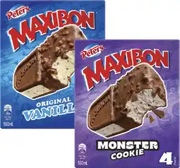 Coles Peters Maxibon 560mL offer