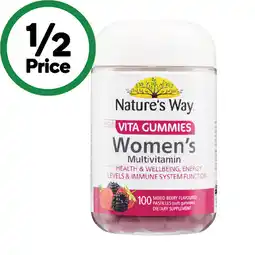 Woolworths Nature’s Way Adult Vita Gummies Women’s Multivitamin offer