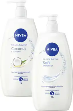 Coles Nivea Shower Body Wash offer