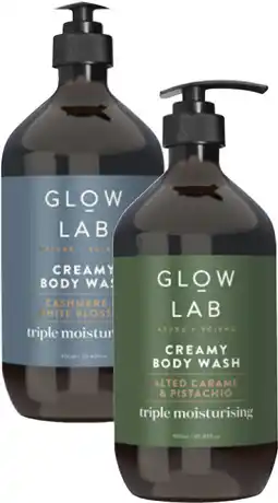 Coles Glow Lab Creamy Body Wash offer