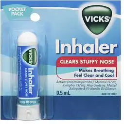Coles Vicks Nasal Inhaler offer