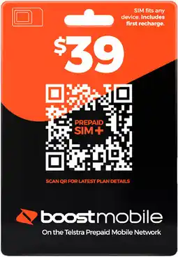Coles Boost $39 SIM Pack offer