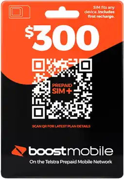 Coles Boost $300 SIM Pack offer