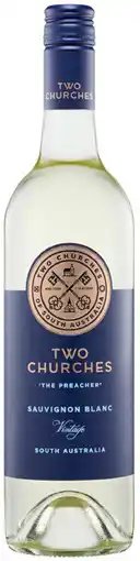Coles Two Churches The Preacher Sauvignon Blanc offer