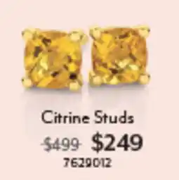 Angus & Coote Citrine Studs offer