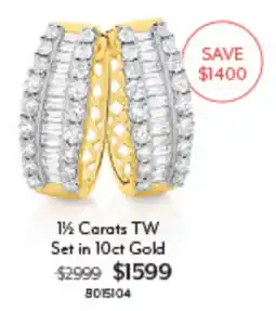 Angus & Coote 1½ Carats TW Set in 10ct Gold offer