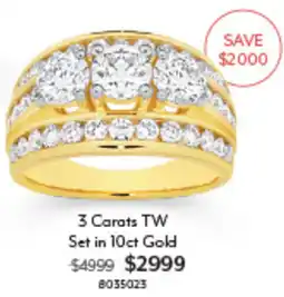 Angus & Coote 3 Carats TW Set in 10ct Gold offer
