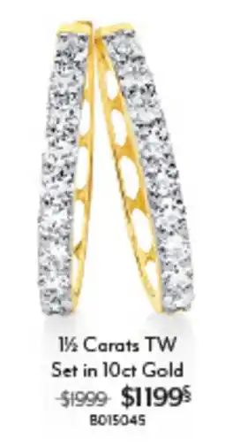 Angus & Coote 1/2 Carats TW Set in 10ct Gold offer