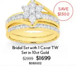 Angus & Coote Bridal Set with 1 Carat TW Set in 10ct Gold offer
