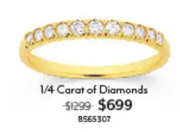 Angus & Coote 1/4 Carat of Diamonds offer