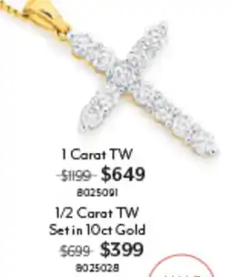 Angus & Coote 1/2 Carat TW Set in 10ct Gold offer