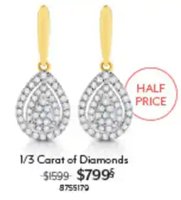 Angus & Coote 1/3 Carat of Diamonds offer