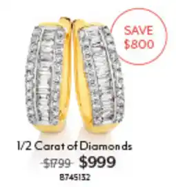 Angus & Coote 1/2 Carat of Diamonds offer