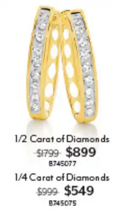 Angus & Coote 1/2 Carat of Diamonds offer