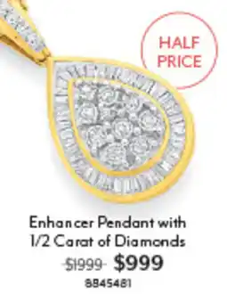 Angus & Coote Enhancer Pendant with 1/2 Carat of Diamonds offer