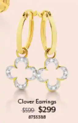 Angus & Coote Clover Earrings offer
