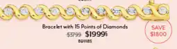 Angus & Coote Bracelet with 15 Points of Diamonds offer
