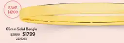 Angus & Coote 65mm Solid Bangle offer