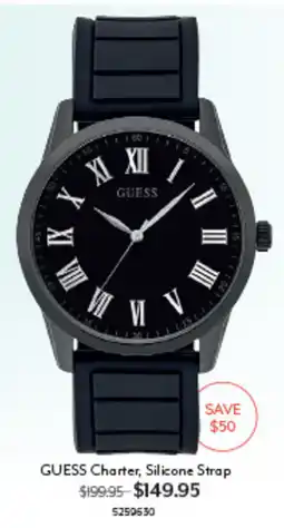 Angus & Coote GUESS Charter, Silicone Strap offer