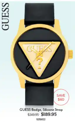 Angus & Coote GUESS Badge, Silicone Strap offer