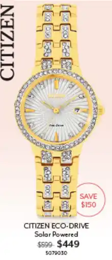 Angus & Coote Citizen Eco-Drive offer