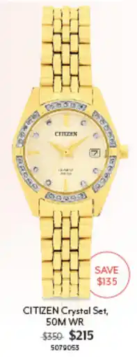 Angus & Coote Citizen Crystal Set offer
