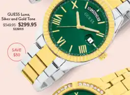Angus & Coote GUESS Luna, Silver and Gold Tone offer