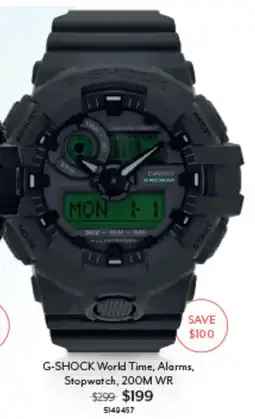 Angus & Coote G-SHOCK World Time, Alarms, Stopwatch offer