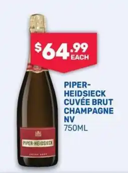 SipnSave Piper-Heidsieck Cuvée Brut Champagne offer