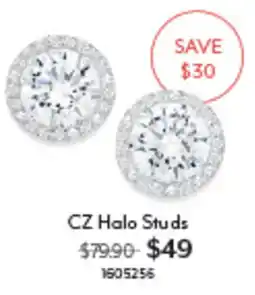 Angus & Coote CZ Halo Studs offer