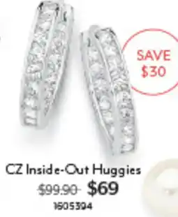 Angus & Coote CZ Inside-Out Huggies offer