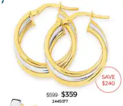 Angus & Coote Hoop Earrings offer