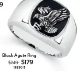 Angus & Coote Black Agate Ring offer