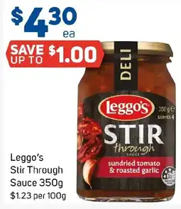Foodland Leggo's Stir Through Sauce offer